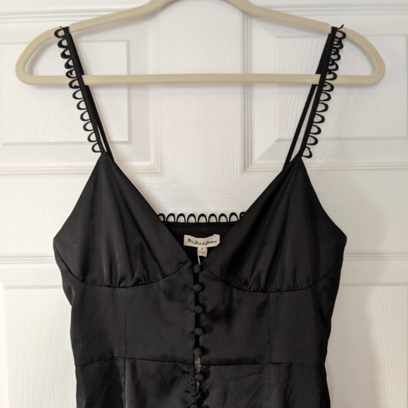 For love and lemons Isabella black slip dress S - Picture 6 of 9
